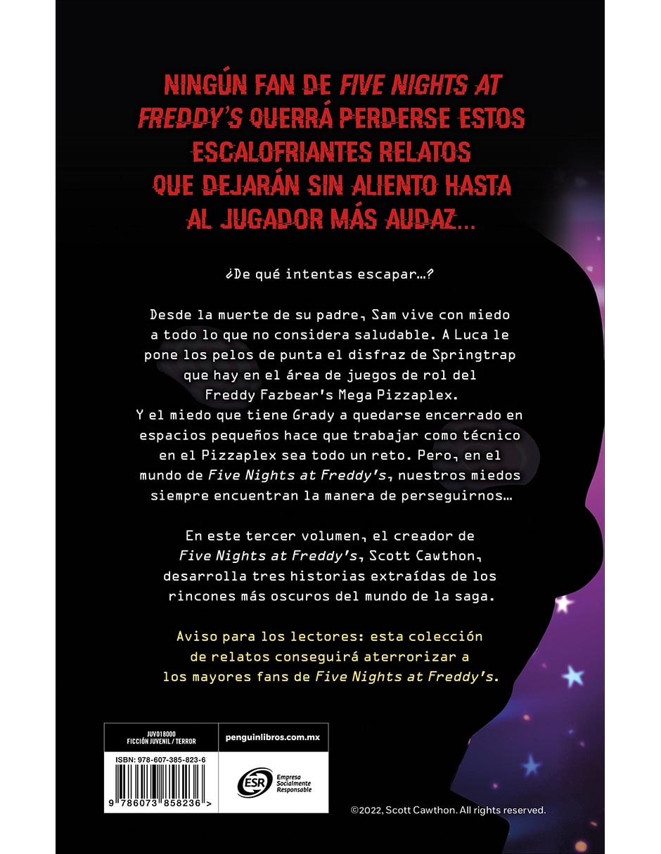 Libro Five Nights At Freddy's: Historias del Pizzaplex de Cawscott Thon 2
