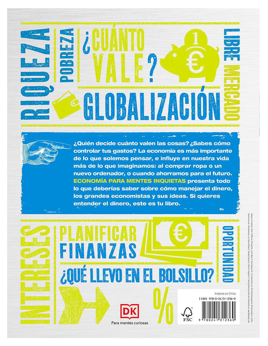 Libro Economía para mentes inquietas de DK 3