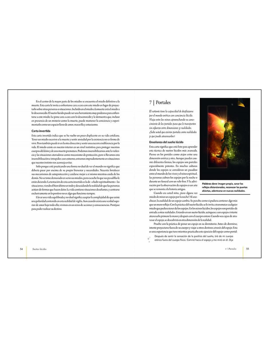 Libro Sueños lúcidos - Manual y oráculo de 44 cartas de Norma J. Burton/Nisha Burton 2
