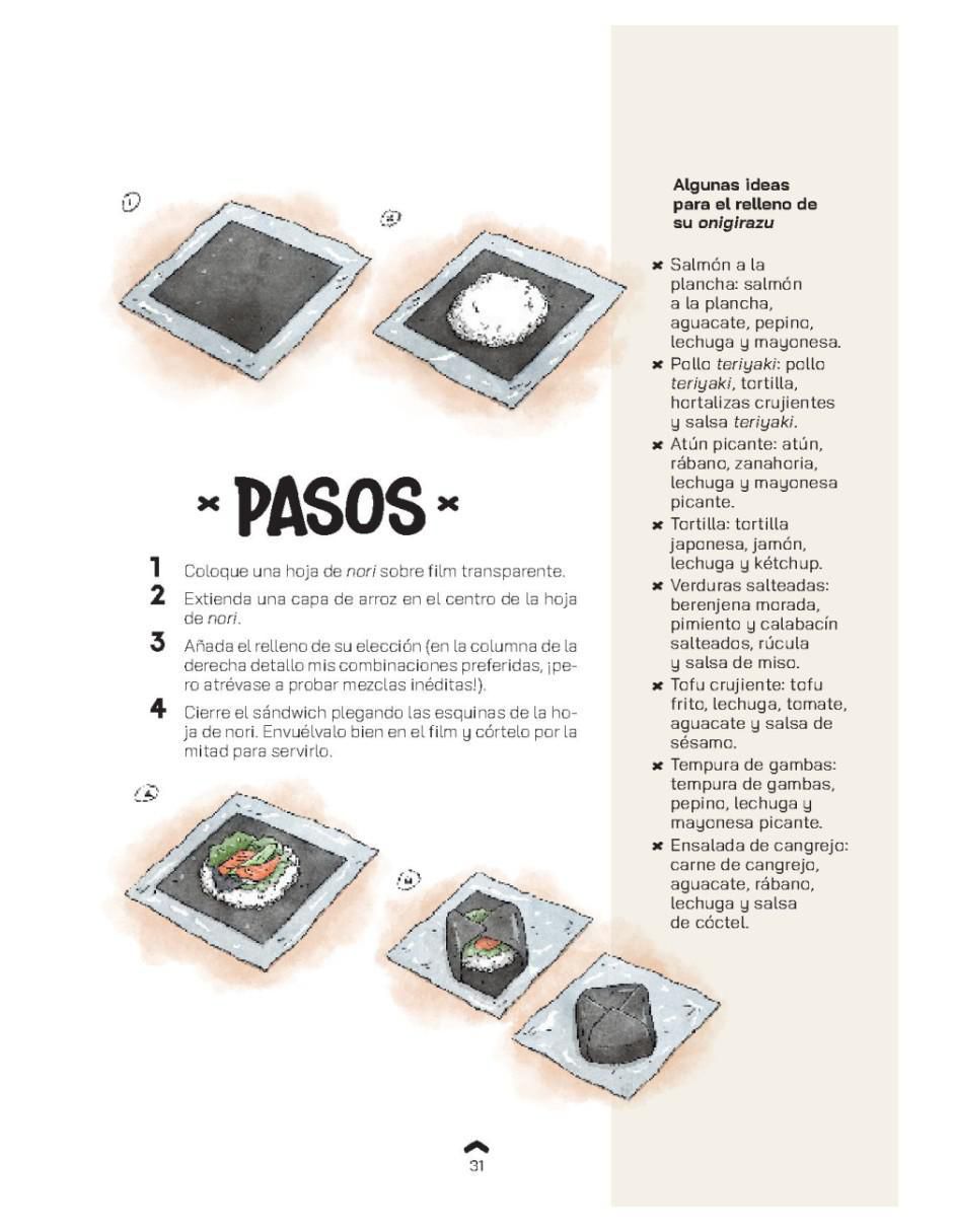 Libro Recetas japonesas en 4 pasos - Platos tradicionales de Adrien Martin 3