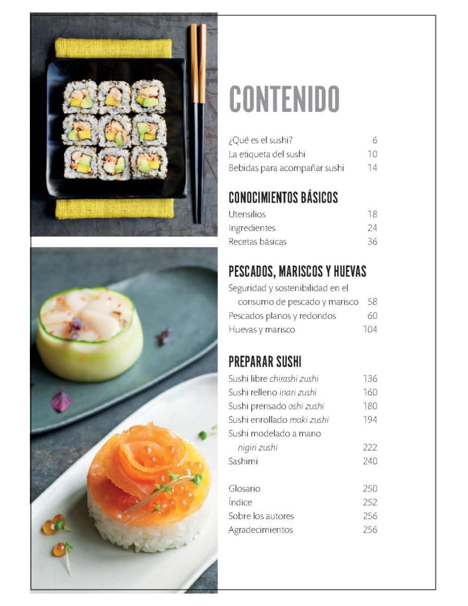 Libro Sushi. Técnica y sabor - Guía definitiva para elaborar sushi de Kimiko Barber/Hiroki Takemura 4