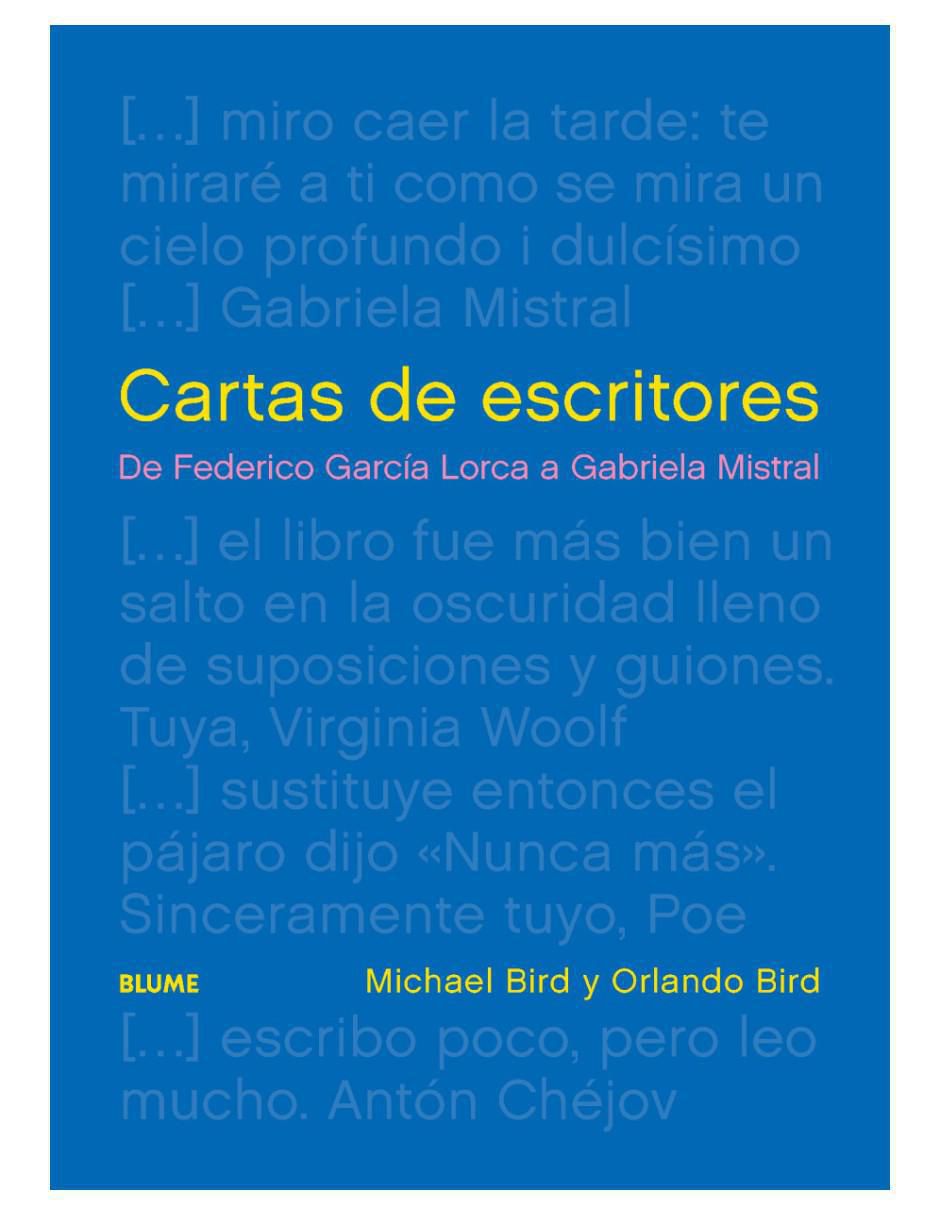 Libro Cartas de escritores de Michael Bird/Orlando Bird Libro Cartas de escritores de Michael Bird/Orlando Bird