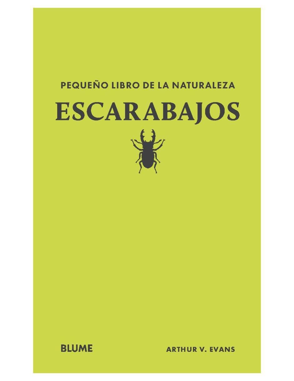 Pequeño libro de la naturaleza. Escarabajos de Arthur V. Evans Pequeño libro de la naturaleza. Escarabajos de Arthur V. Evans
