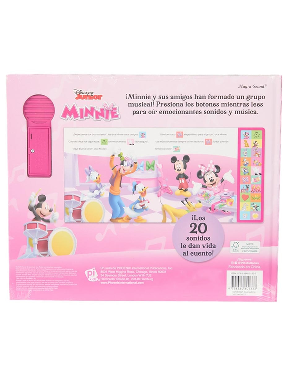 Libro Disney Minnie El gran grupo musical de 3