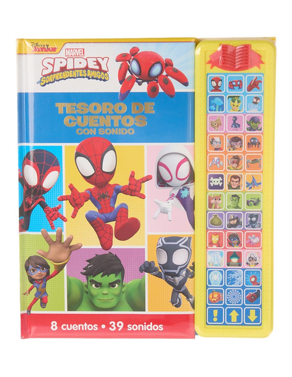 Libro Tesoro de Cuentos con Sonidos Disney Marvel Spidey de Disney Junior Marvel