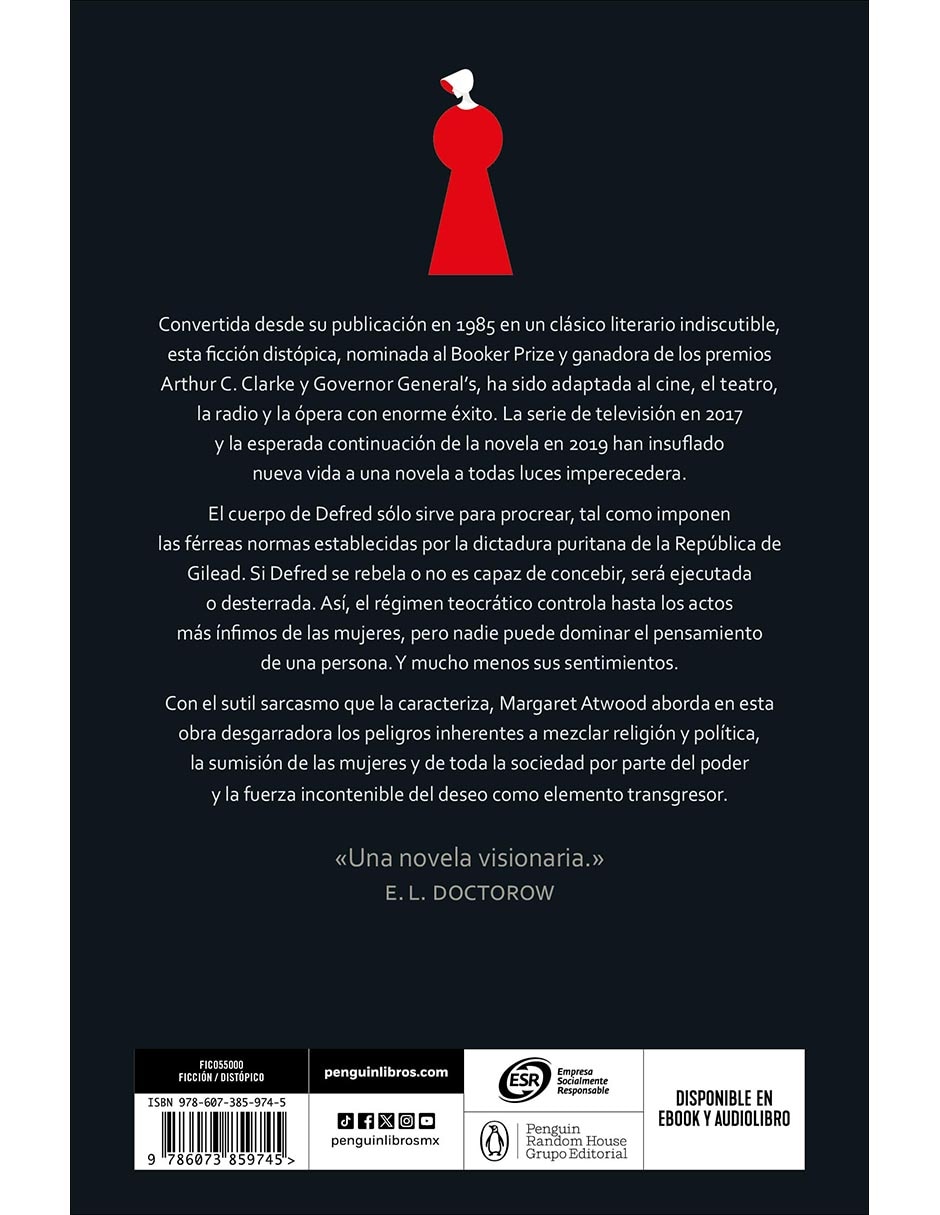 Libro El cuento de la criada de Margaret Atwood 2