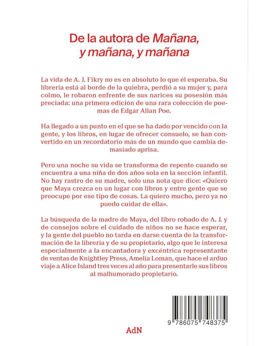 Libro Las mil y una historias de A. J. Fikry de Gabrielle Zevin 2