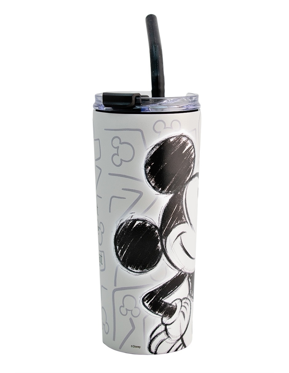 Termo de acero inoxidable Mickey con tapa rosca 3
