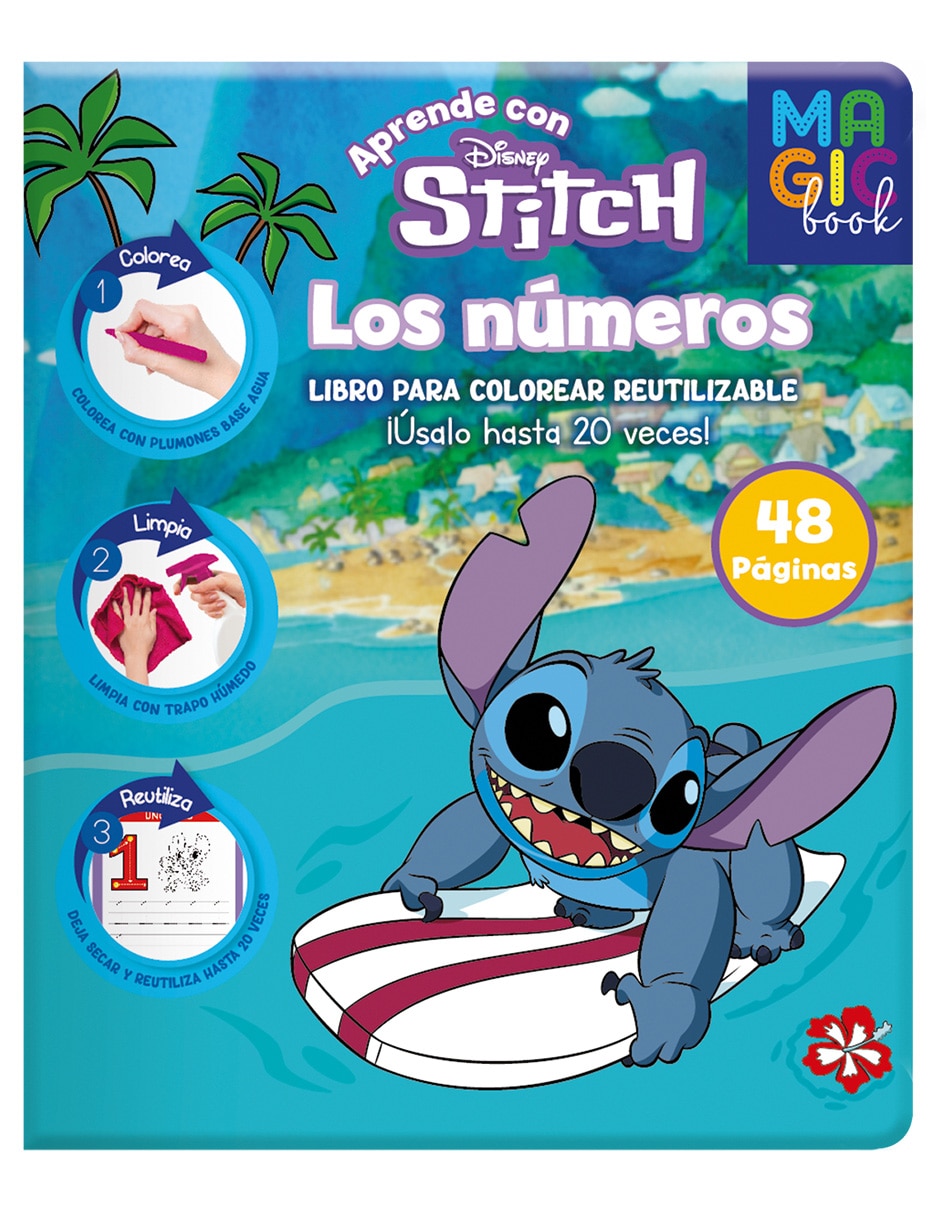 Libro Aprende con Disney Stitch: Los números Dipak