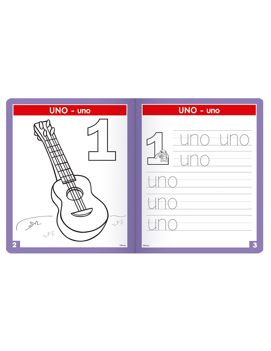 Libro Aprende con Disney Stitch: Los números Dipak 3