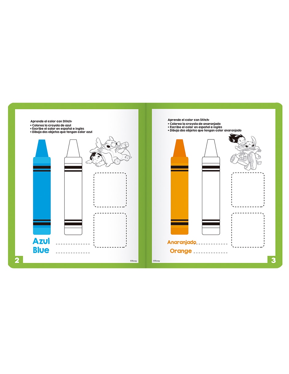 Libro Mágico para Colorear Aprende con Stich de Dipak 3