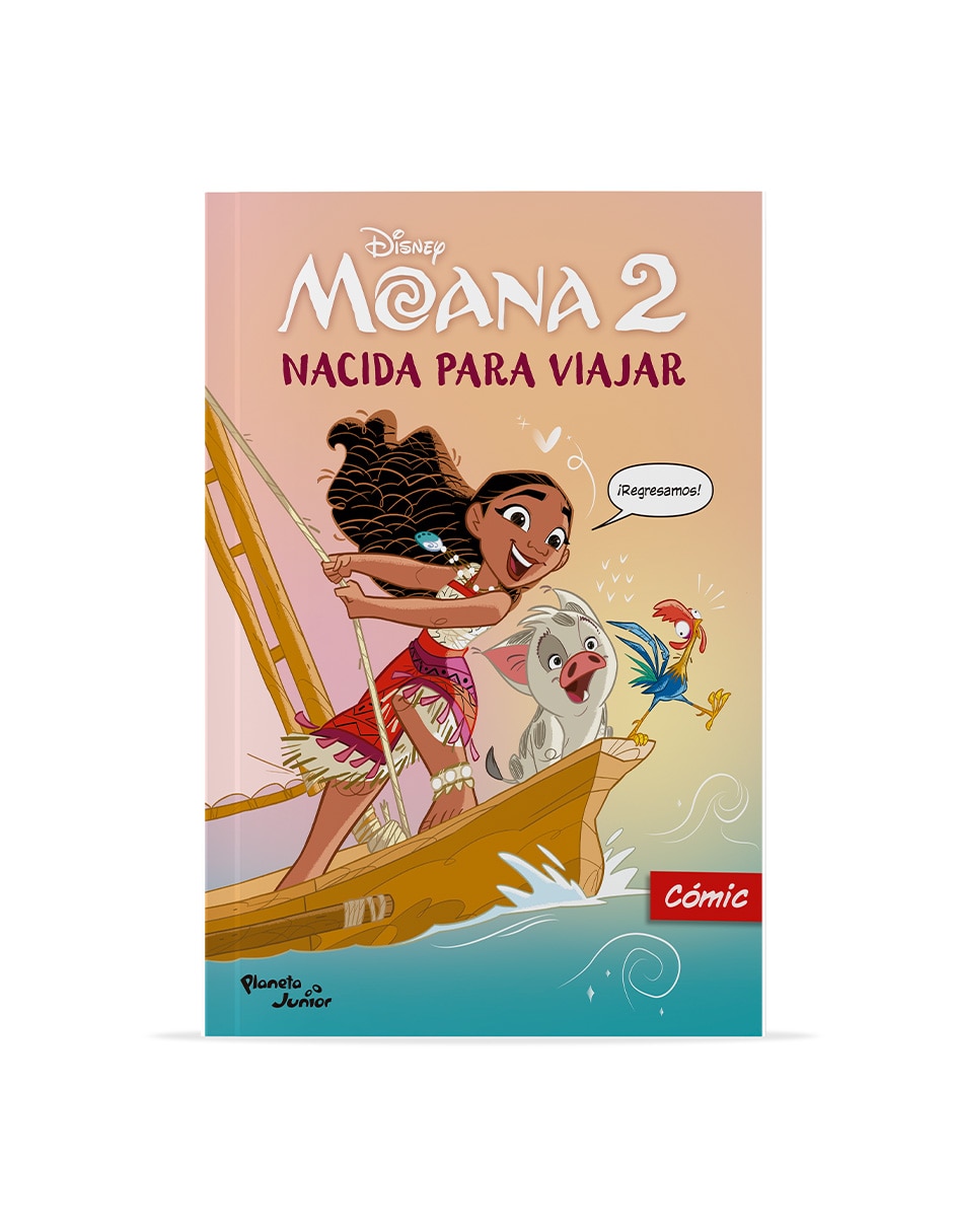 Libro Moana 2 Nacida para Viajar de Disney