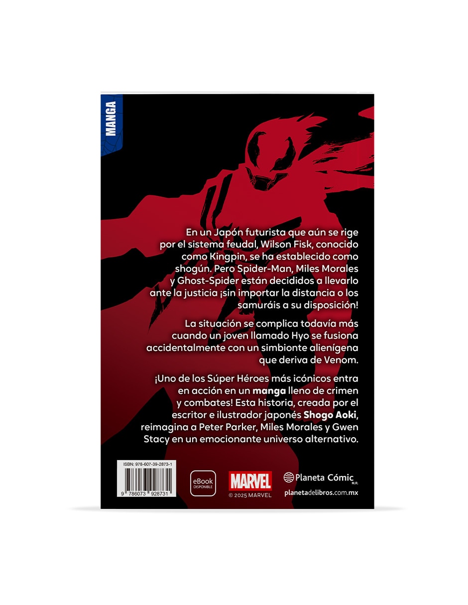 Libro Spider-Man Guerrero de Sombras de Shogo Aoki 2