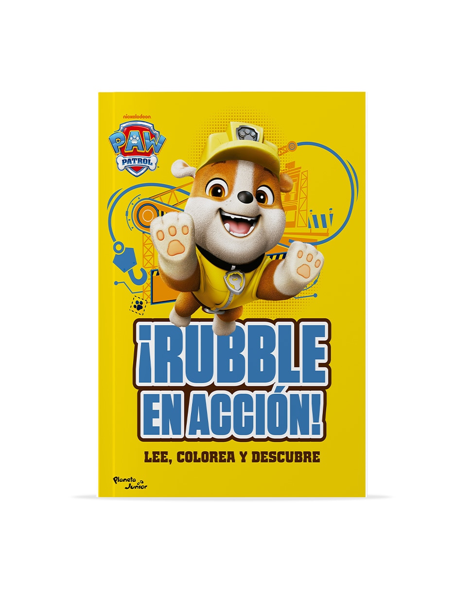 Libro Paw Patrol ¡Rubble en acción! de Nickelodeon