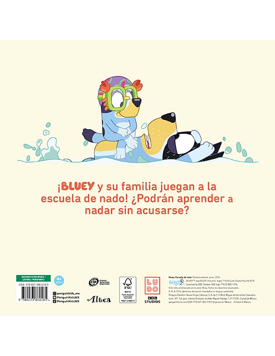 Libro Escuela de nado de Ladybird Books 2