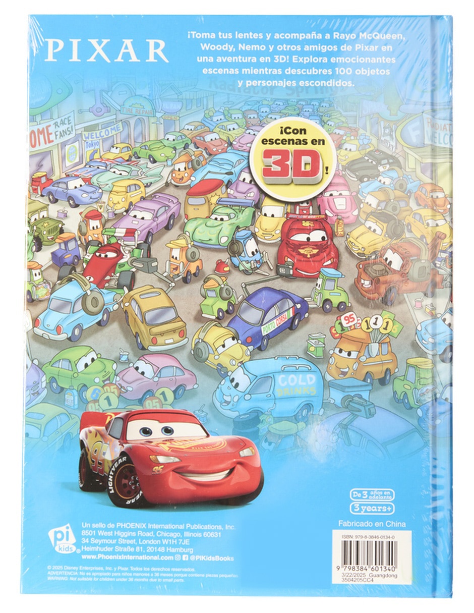 Libro Busca y Encuentra 3D de Disney Pixar 2