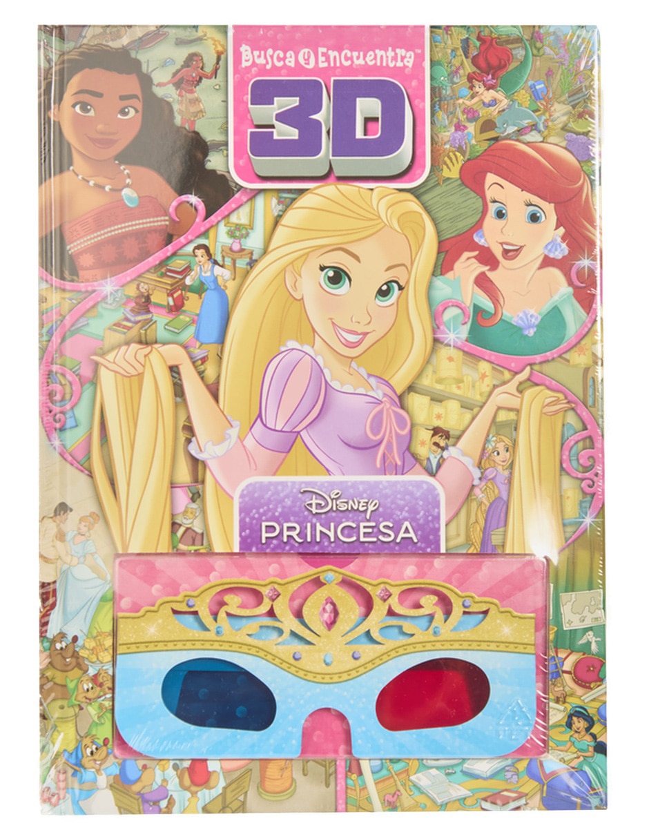 Libro Busca y Encuentra 3D disney de Disney Princesas Libro Busca y Encuentra 3D disney de Disney Princesas
