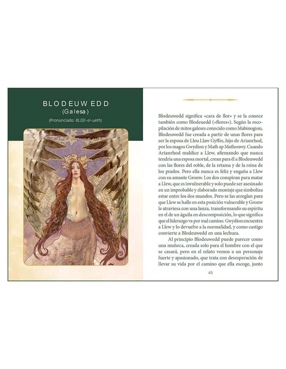 Libros Oráculo de las Diosas, las Brujas y las Reinas Celtas de Danu Forest/Dan Goodfellow 3