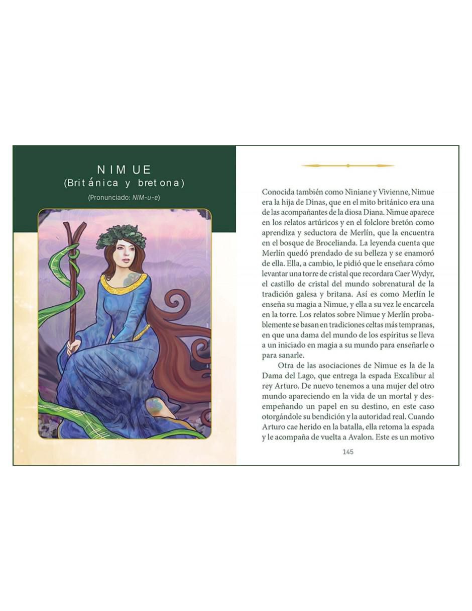 Libros Oráculo de las Diosas, las Brujas y las Reinas Celtas de Danu Forest/Dan Goodfellow 4