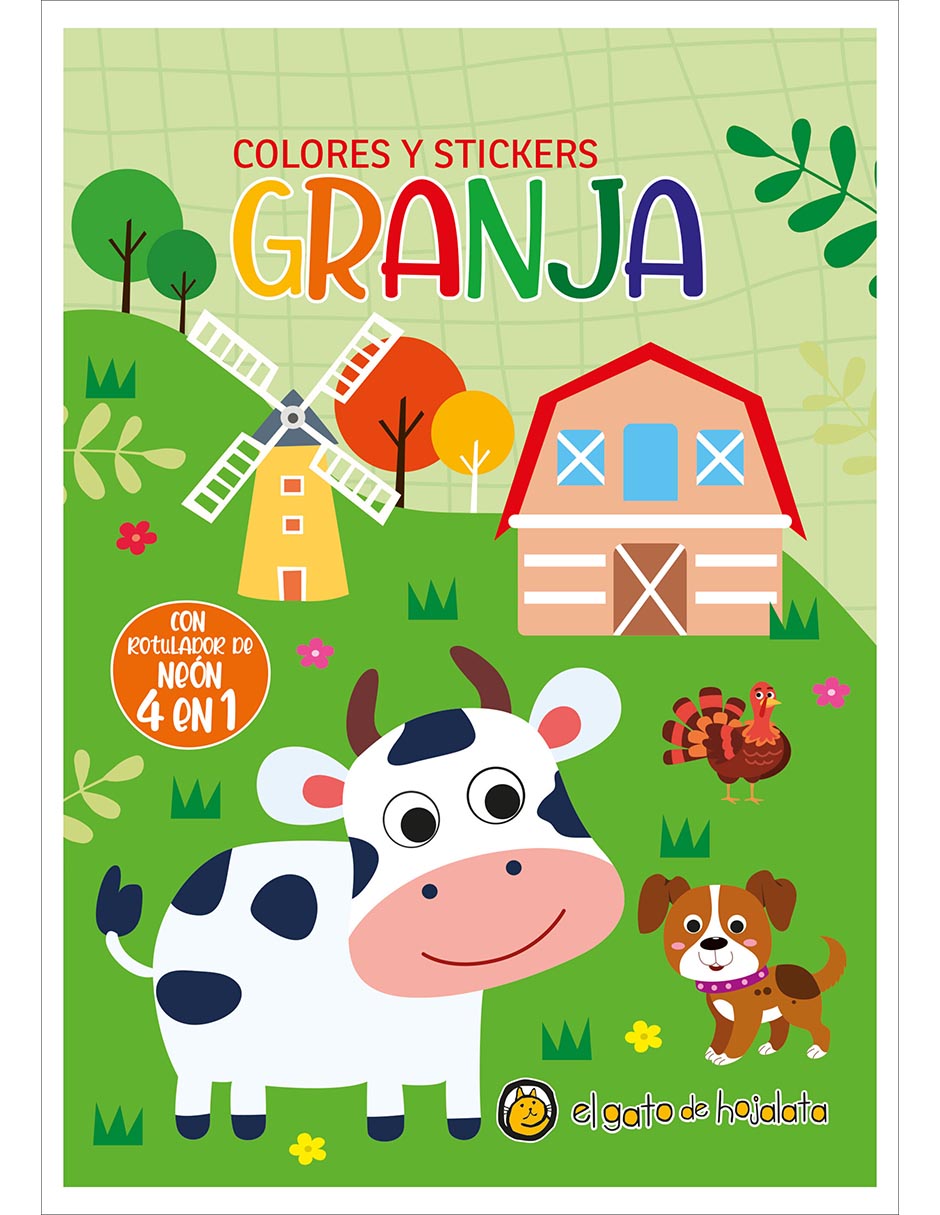Libro Colores 4 En 1 - Granja de Guadal