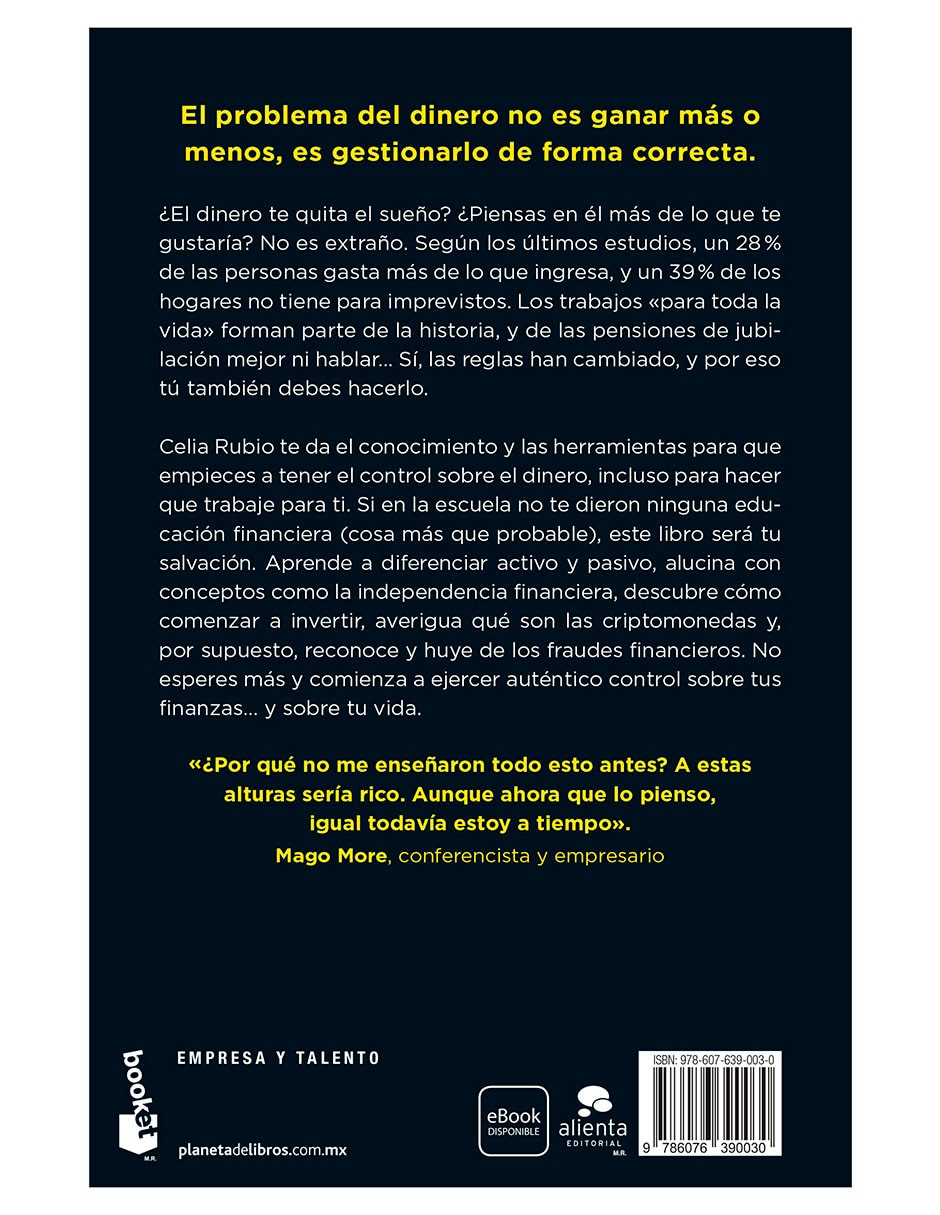 Libro Hazlo bien con tu dinero de Celia Rubio 2