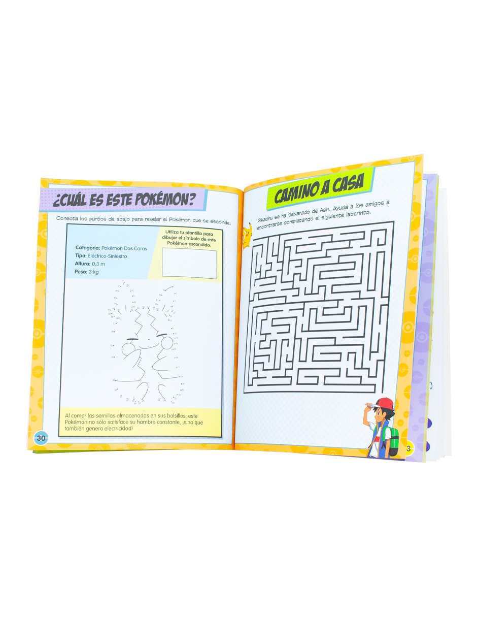 Libro de actividades Pokémon de Pop 3
