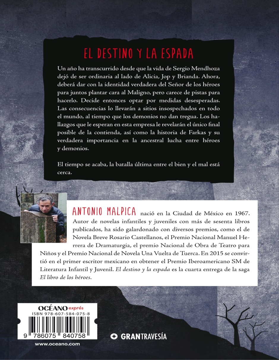 Libro El Destino y la Espada de Antonio Malpica 2