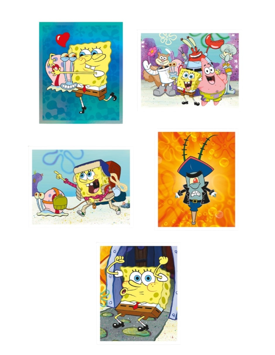 Estampas de Bob Esponja 2