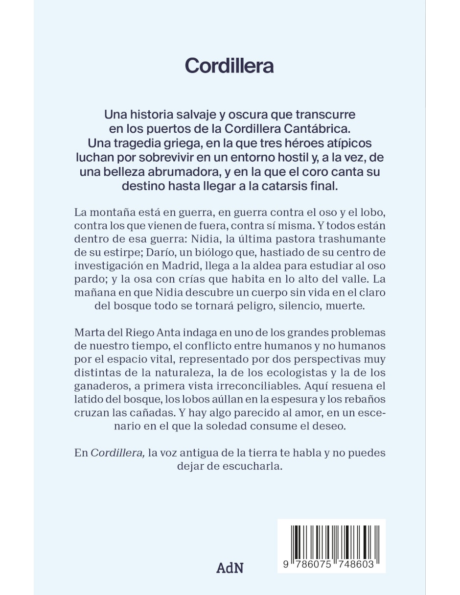 Libro Cordillera de Marta del Riego Anta 2