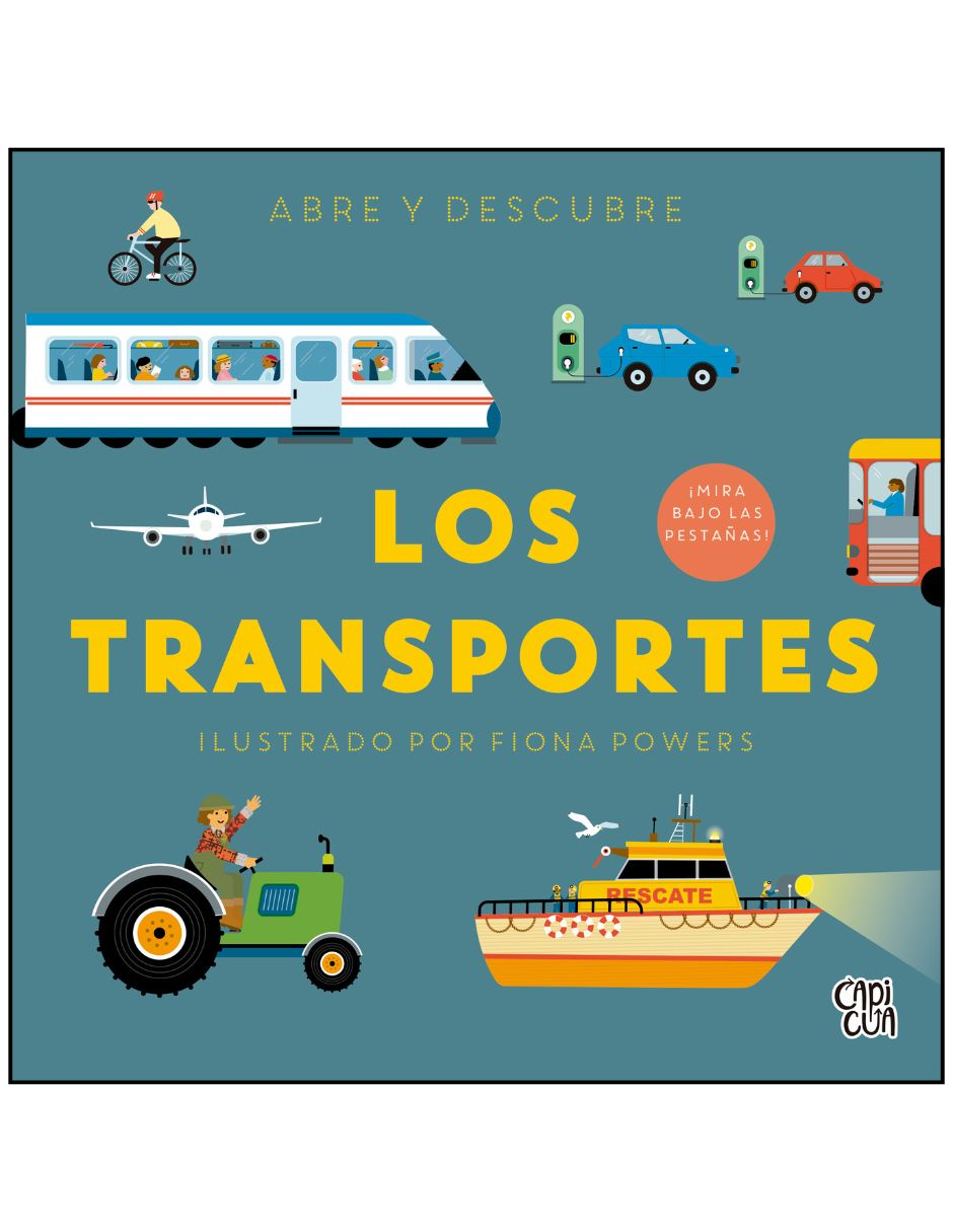 Libro Abre y Descubre: Los Transportes de Fiona Powers