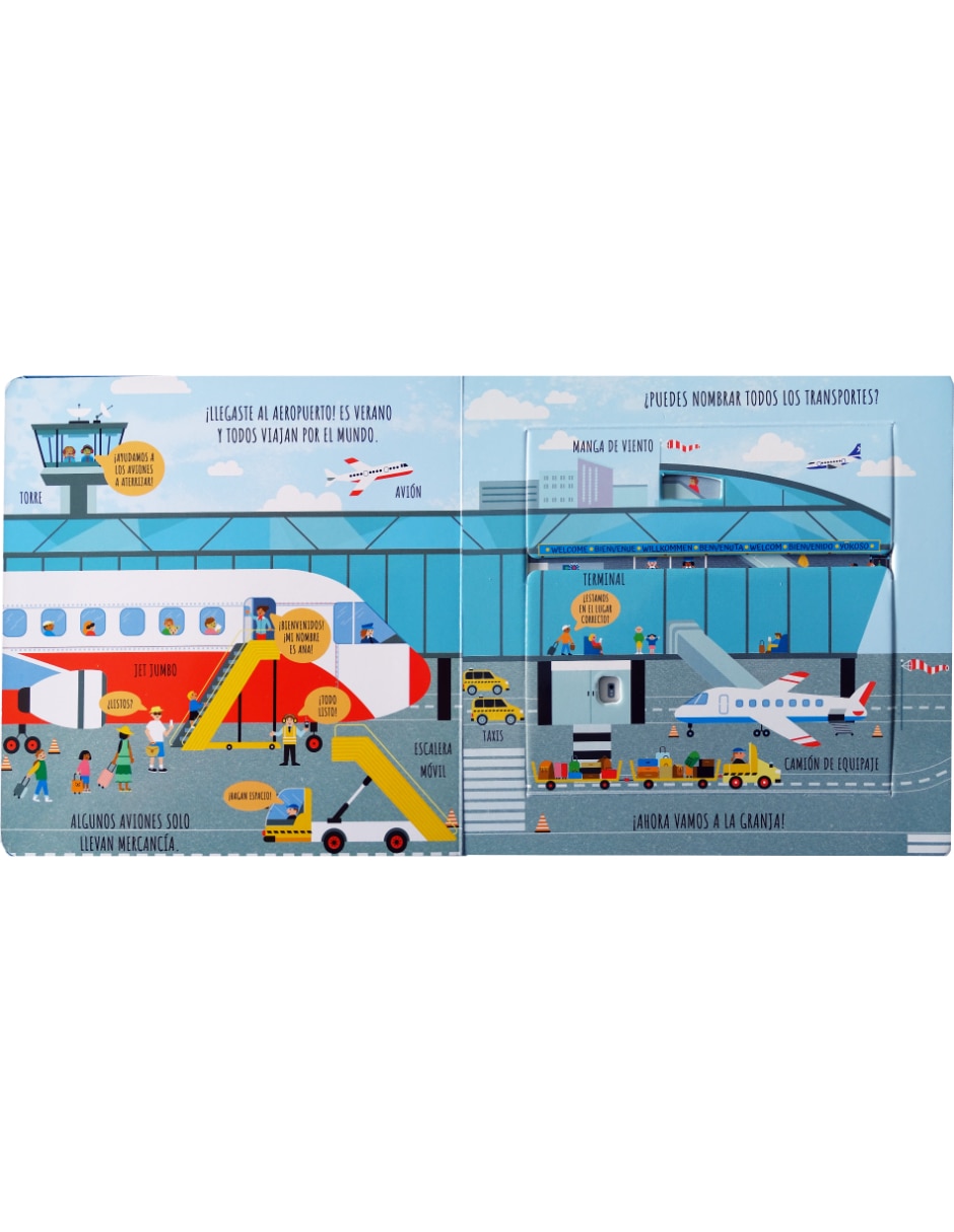 Libro Abre y Descubre: Los Transportes de Fiona Powers 3