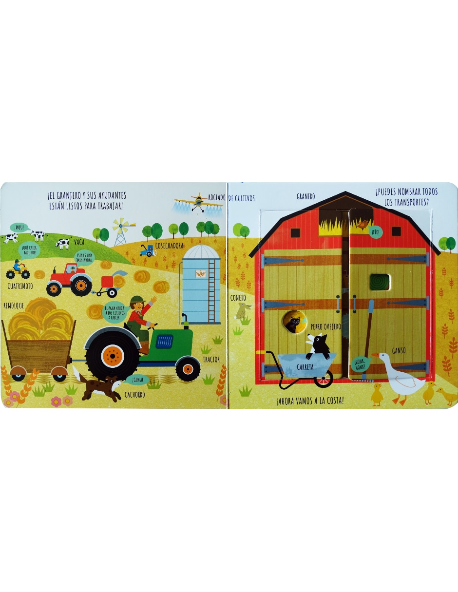 Libro Abre y Descubre: Los Transportes de Fiona Powers 4