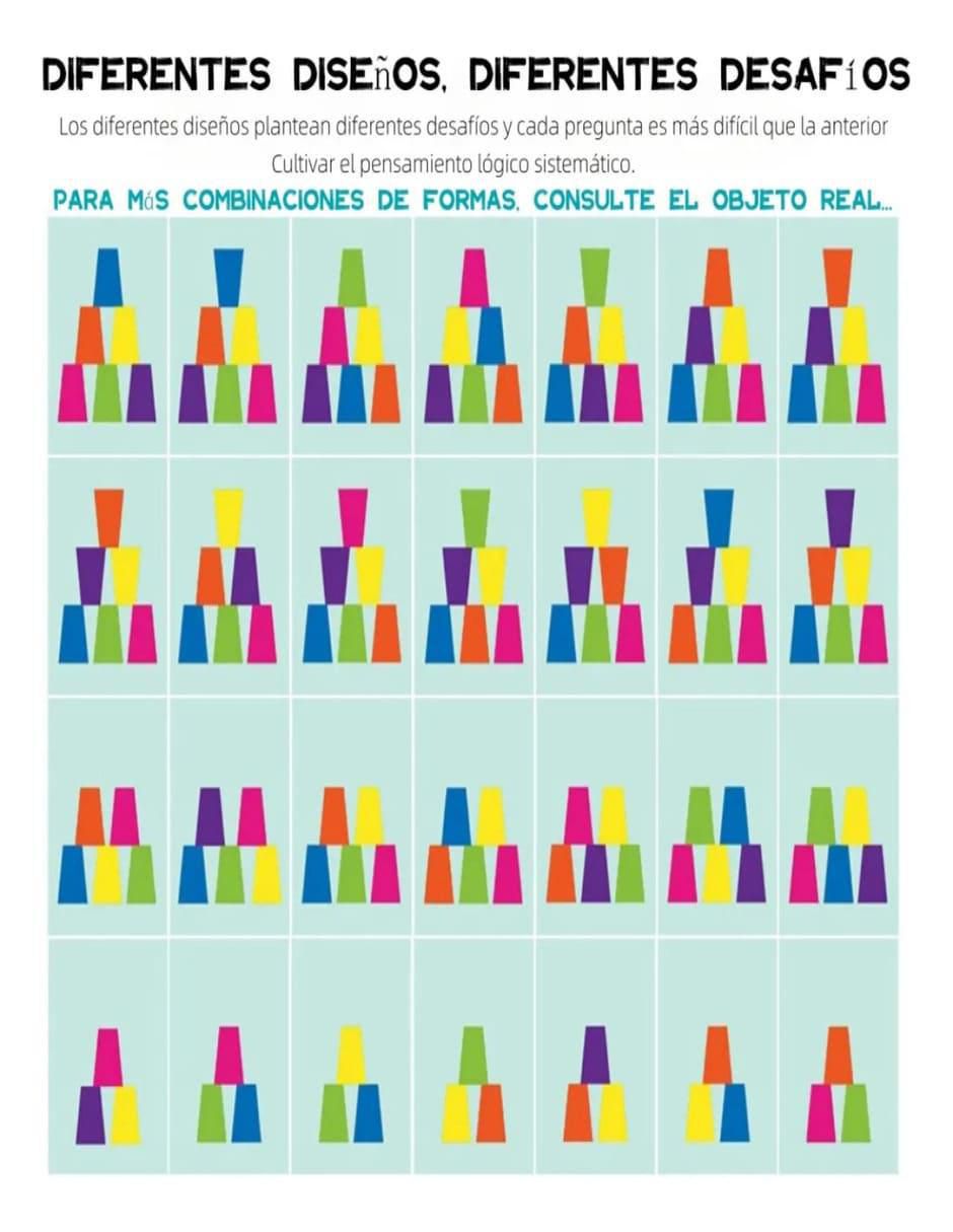Juego de mesa Vasos Apilables 4