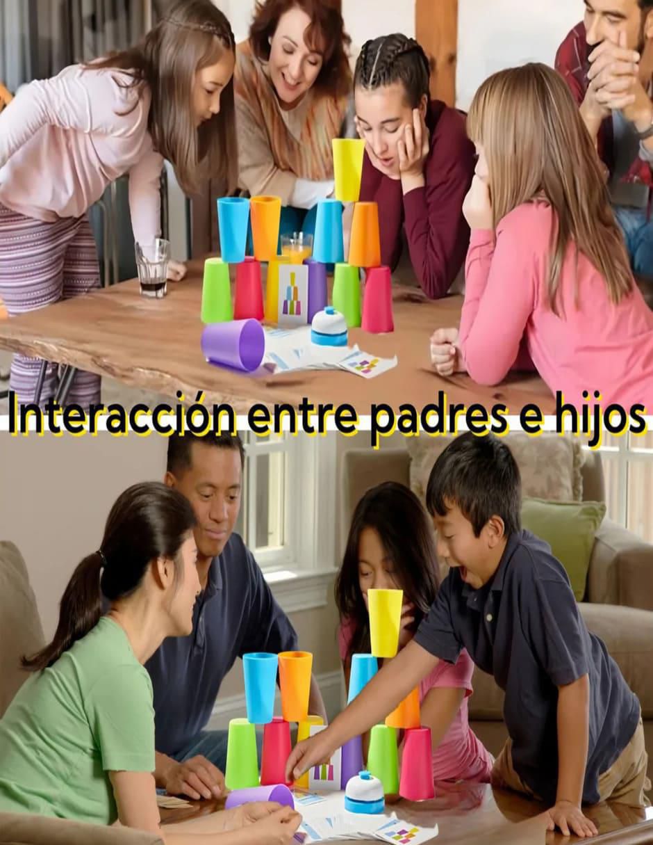 Juego de mesa Vasos Apilables 5