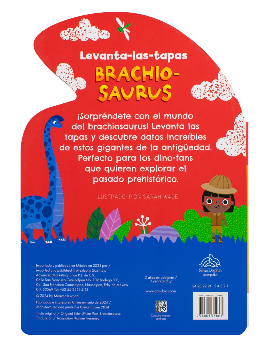 Levanta las tapas Brachio-Saurus de Sarah Wade 2