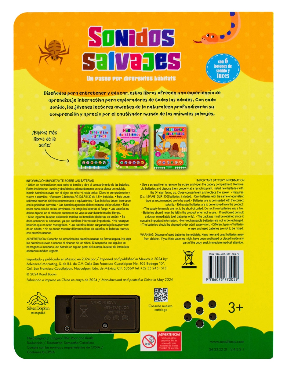 Light up sonidos salvajes de Silver Dolphin 2