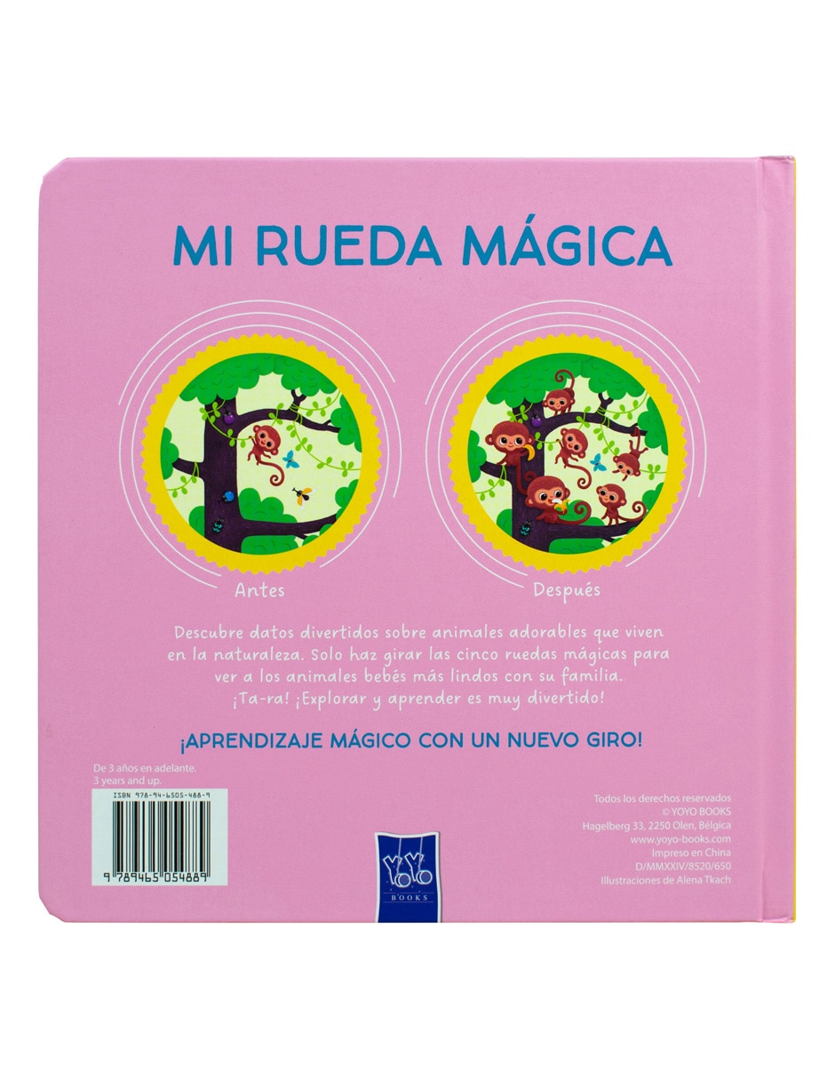Mi rueda mágica: animales salvajes de Jo Dupre Bvba (Yoyo Books) 2