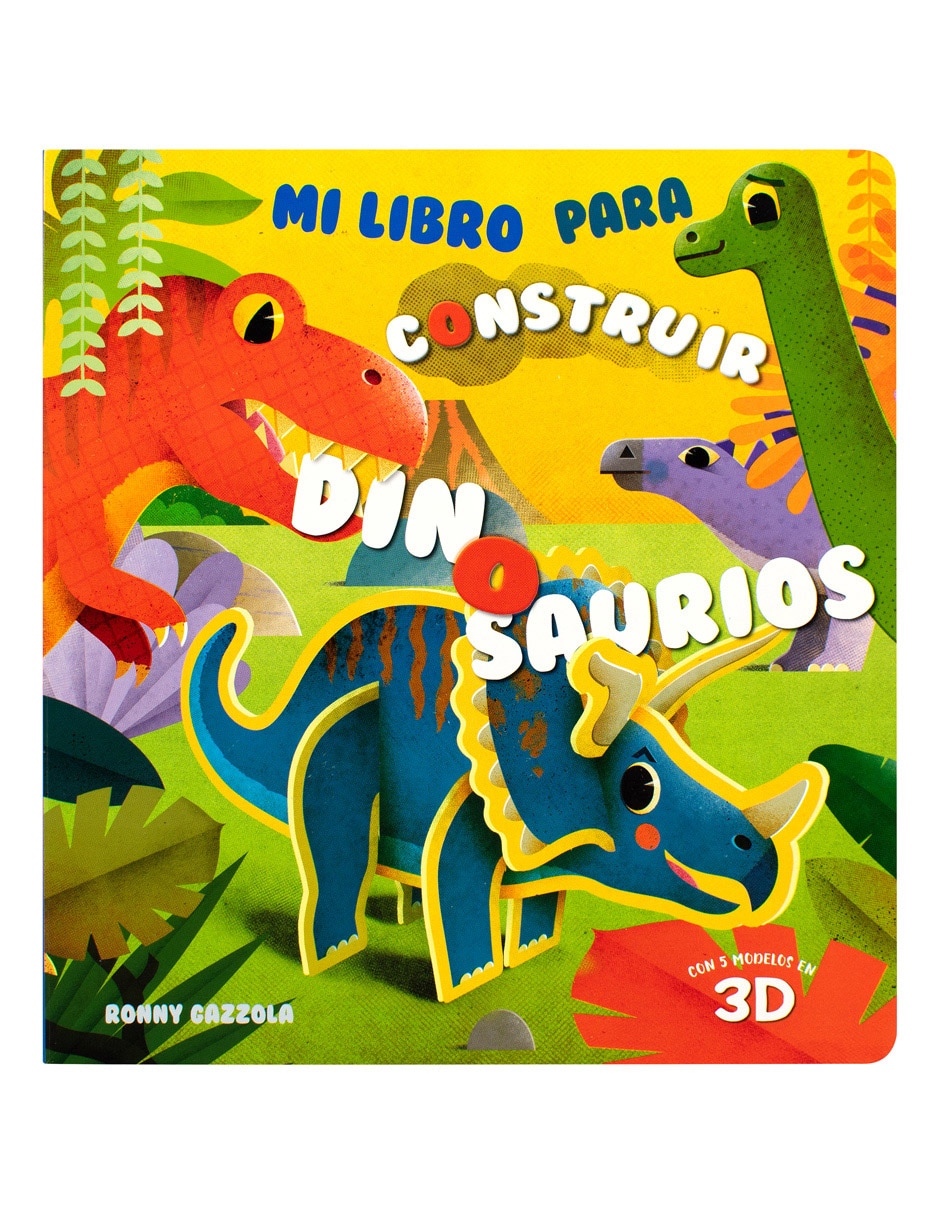 Mi libro para construir: dinosaurios de Silver Dolphin