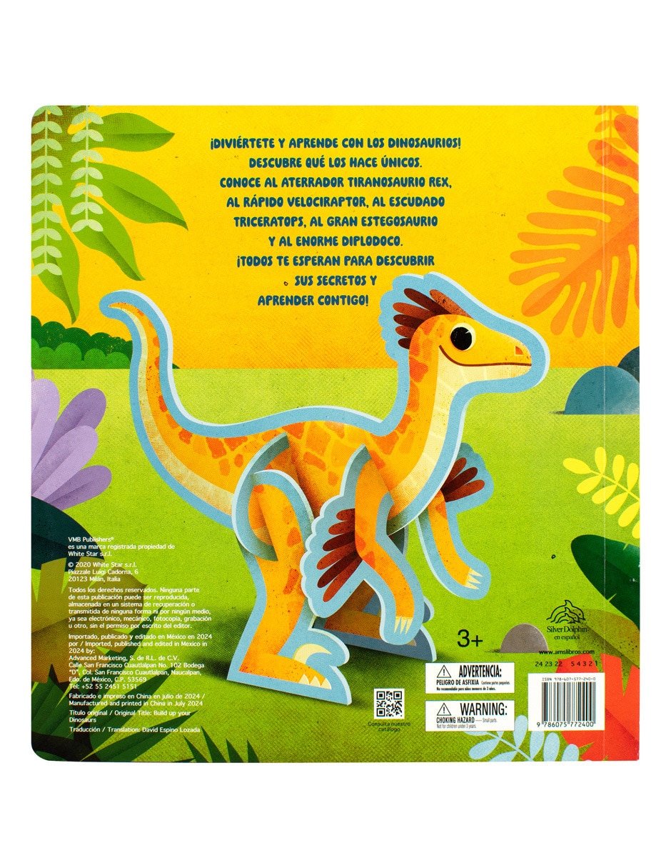 Mi libro para construir: dinosaurios de Silver Dolphin 2