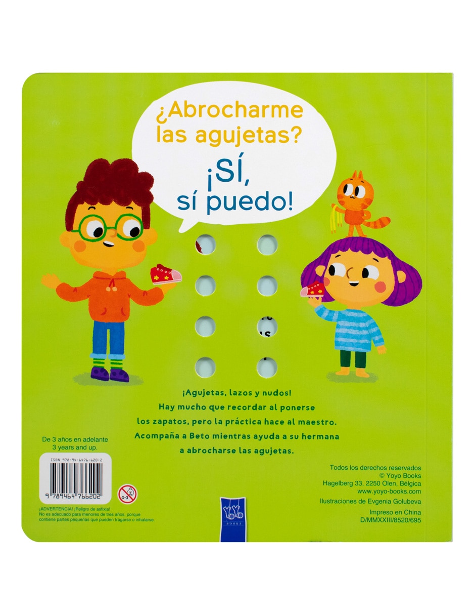 ¡Si, si puedo! ¿Abrocharme las agujetas? de Jo Dupre Bvba (Yoyo Books) 2