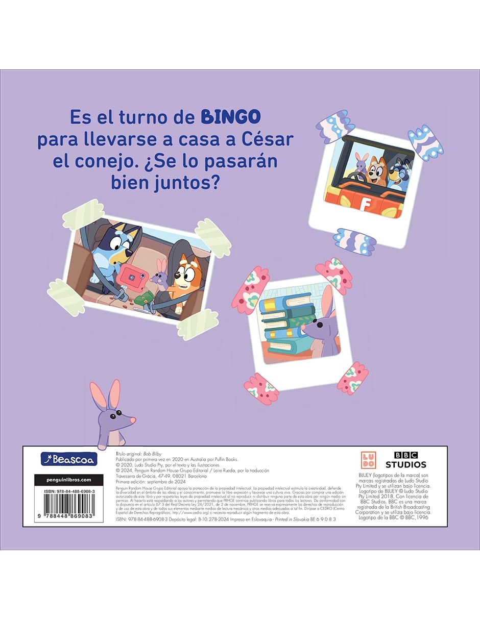 Libro Bluey: César el conejo de Varios 2