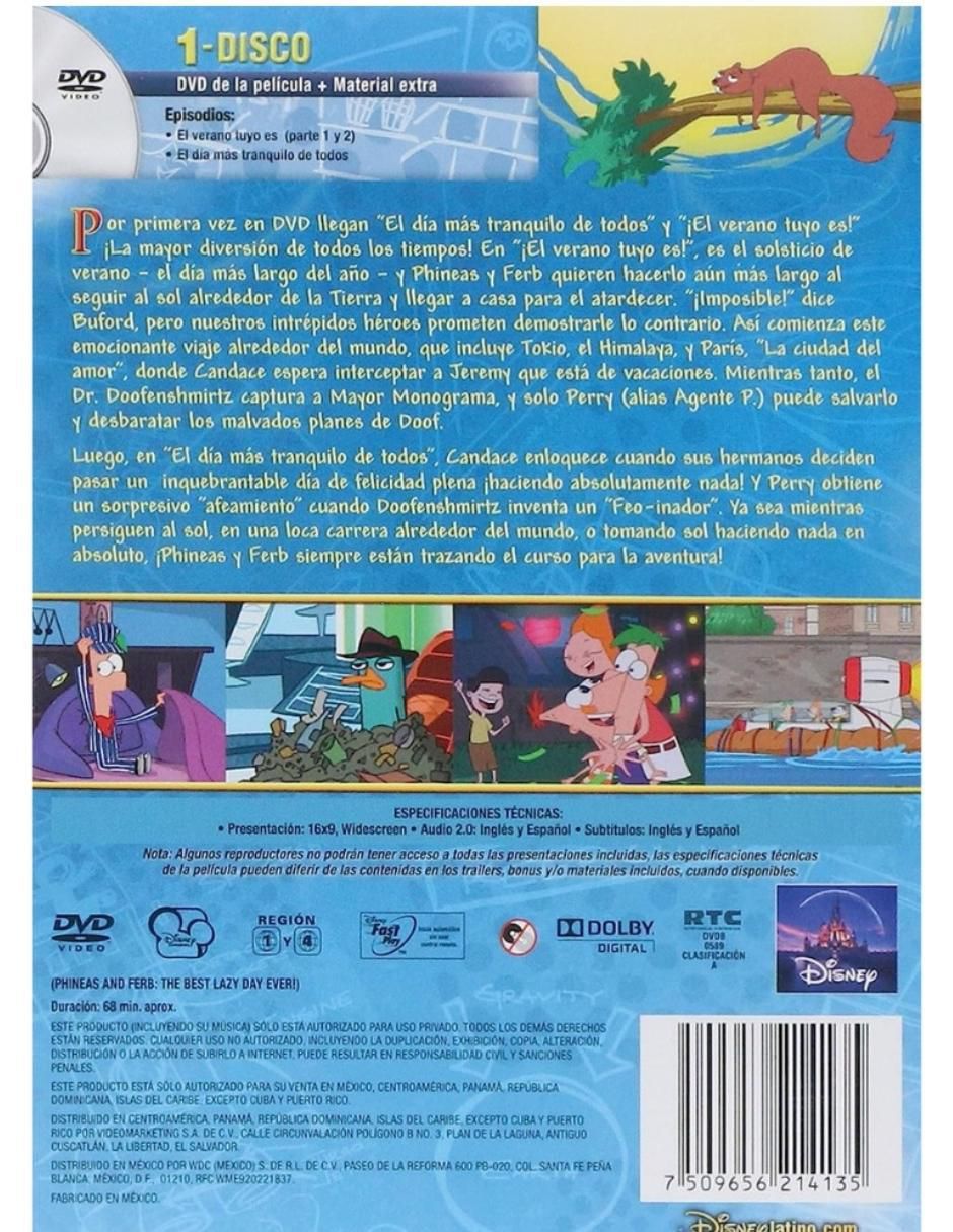 Phineas y Ferb: El día más tranquilo de todos estándar 2