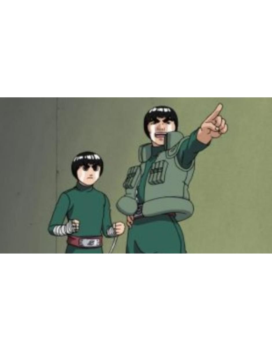 Naruto reto chunin: Rock Lee vs. Sasuke anime en Dvd estándar 3