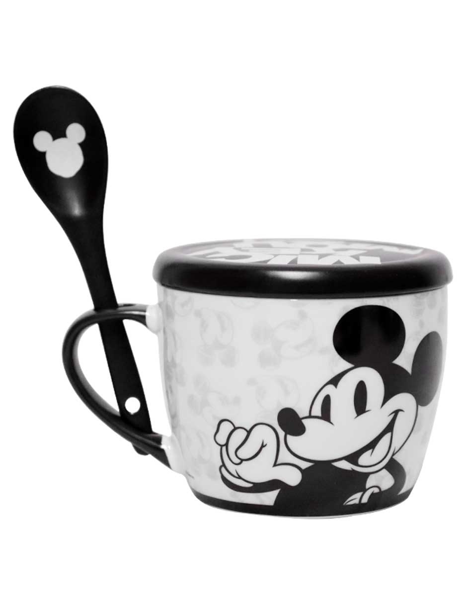 Taza con tapa Mickey 3 piezas