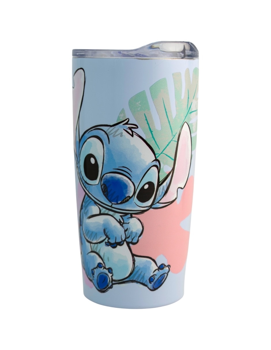 Termo de acero inoxidable Stitch con tapa a presión 450 ml 2