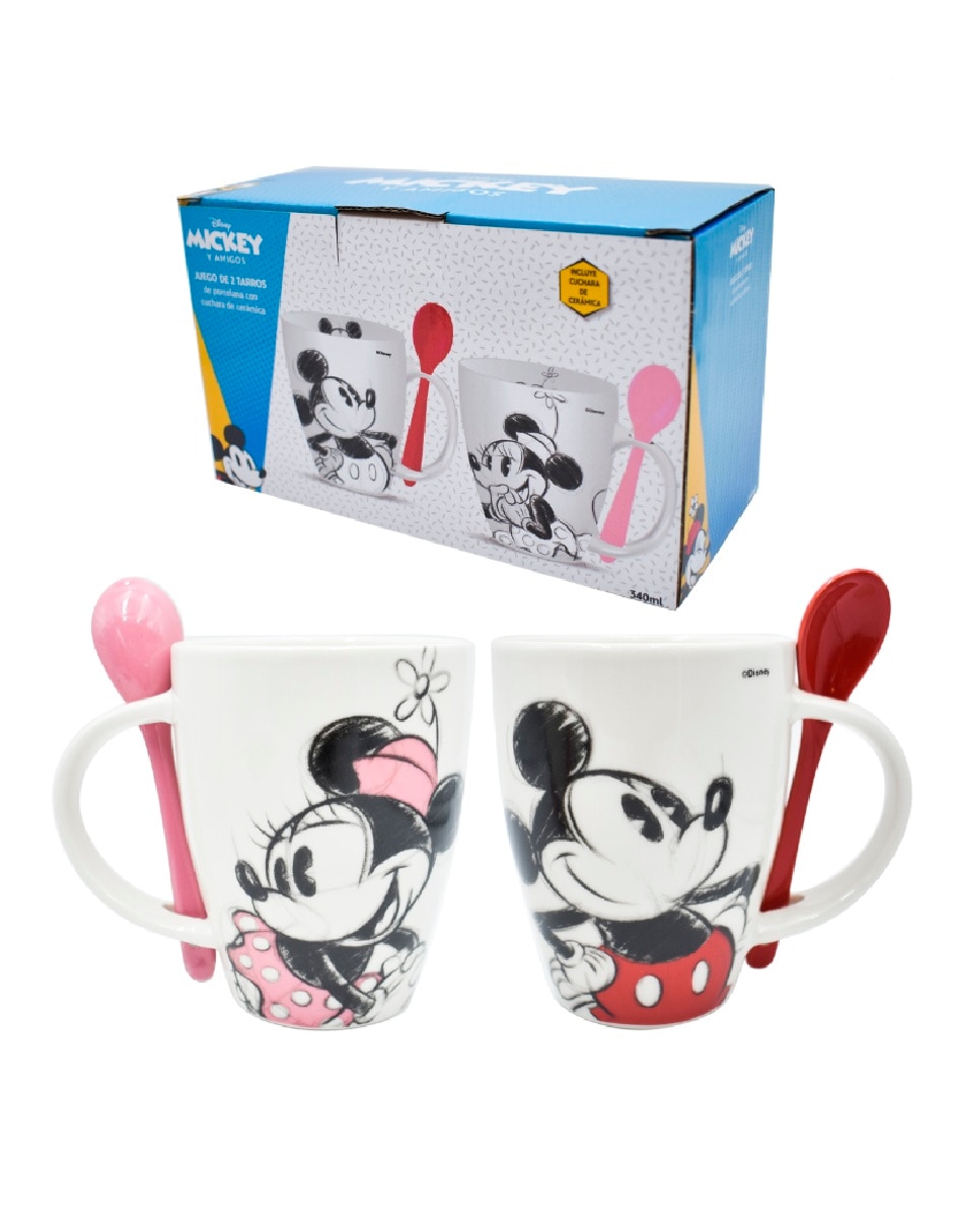 Set de tazas Mickey 4 piezas