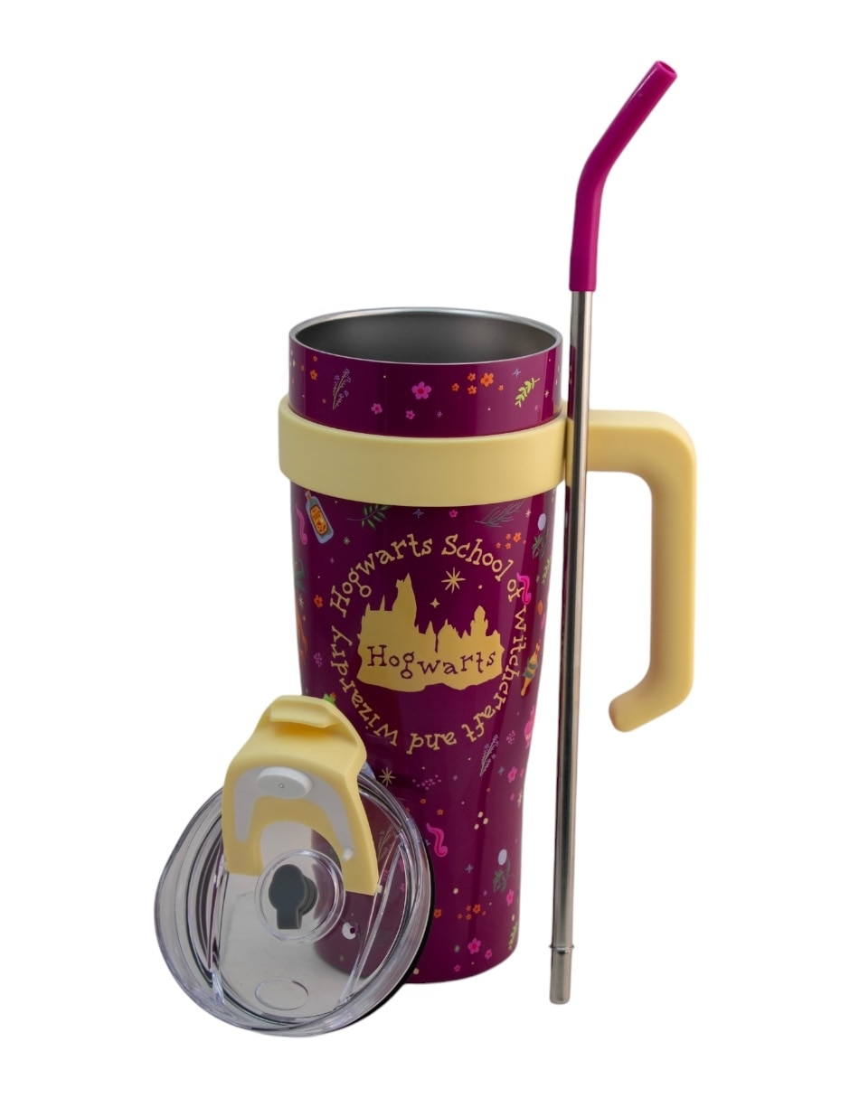 Termo de acero inoxidable Harry Potter con tapa rosca 1.2 L 4