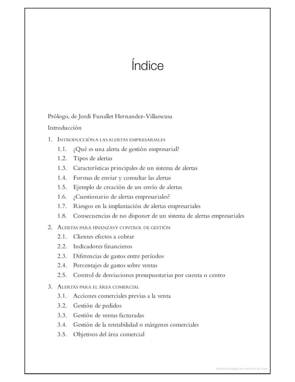 Libro Alertas de gestión empresarial para mejorar los resultados de Luís Muñiz 2