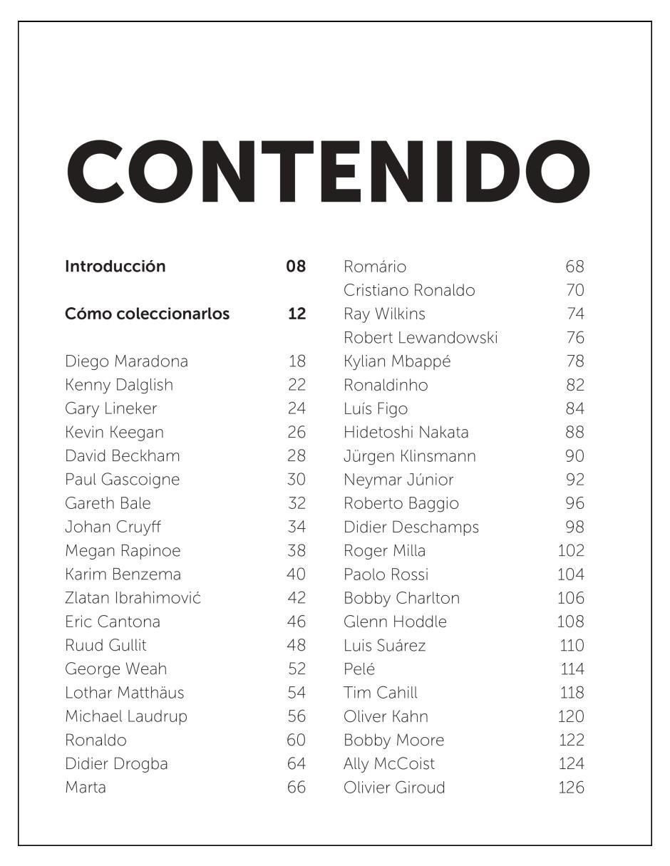 Libro Leyendas del Fútbol Panini. Los mejores cromos de fútbol del mundo de Greg Lansdowne 3