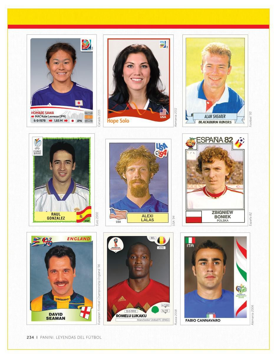 Libro Leyendas del Fútbol Panini. Los mejores cromos de fútbol del mundo de Greg Lansdowne 5